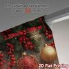 2D Flat Printing,JIT 2pcs, Curtains (Without Rod) Festive Ornaments(2) Popular Minimalist Curtains Polyester Curtains Versatile