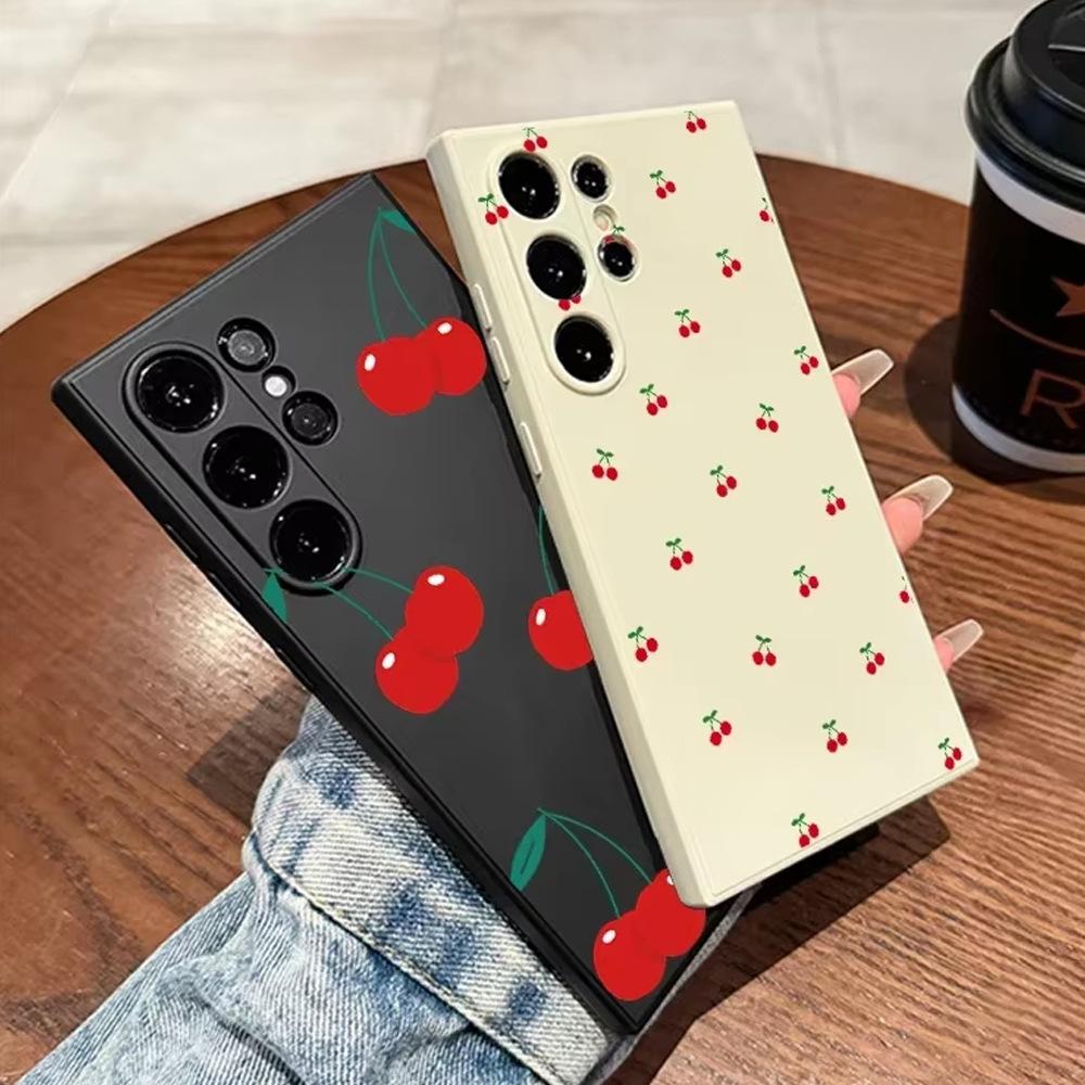 Hot Selling Retro Cherry Samsung S26edge Phone Case Samsung GalaxyS25plus Case