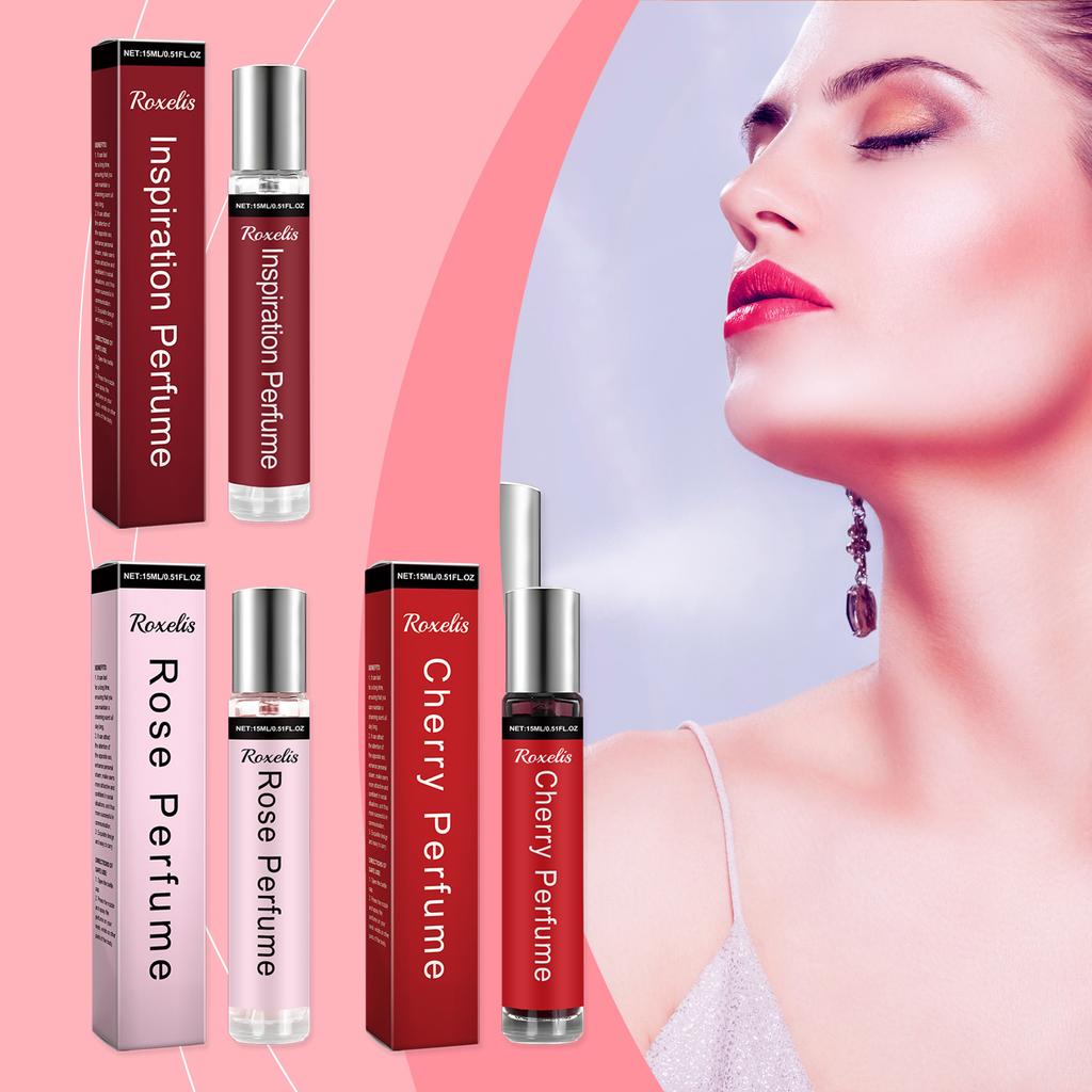 Roxelis Inspiration Rouge Perfume (Rose Wood) Fresh Light Flower Fruit Wood Charm Stay Fragrance Dating