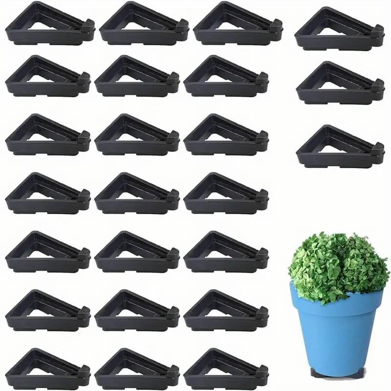 12Pcs Gardening Flower Pot Foot Pad PP Ventilation Plant Pot Heighten Base