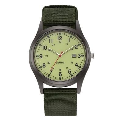 Herren Quarz Canvas Uhr - Lässige Mode, Militärstil, Sport- und Studentenfreundlich, mit Kalenderfunktion. Perfekte Geschenkwahl.