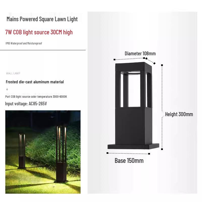 

Waterproof Rustproof Aluminum Outdoor Lawn & Garden Light