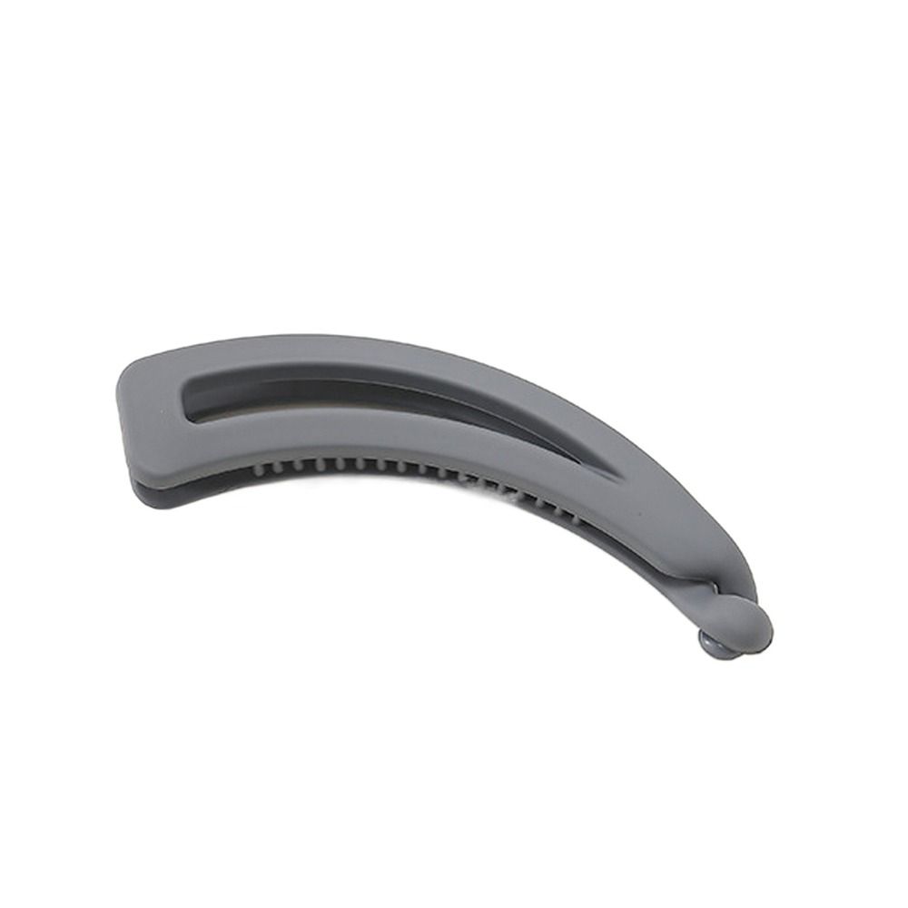 

Women For Girl Hair Claw Headdress Ponytail Holder Hair Accessories Vertical Clip Matte Banana Clip серый