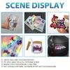 10 Sheets of Rainbow Holographic Vinyl Sticker Paper - Waterproof, Glossy, Quick-Drying, Compatible with Inkjet & Laser Printer
