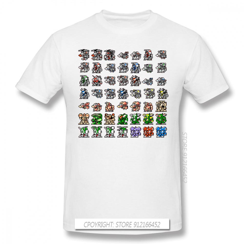 

DYRL 8bit Cast TShirt Macross UN Spacy Variable Valkyrie Mecha Anime Homme T-Shirts Tee Pure Cotton Oversize Short Sleeve - M... S разноцветный