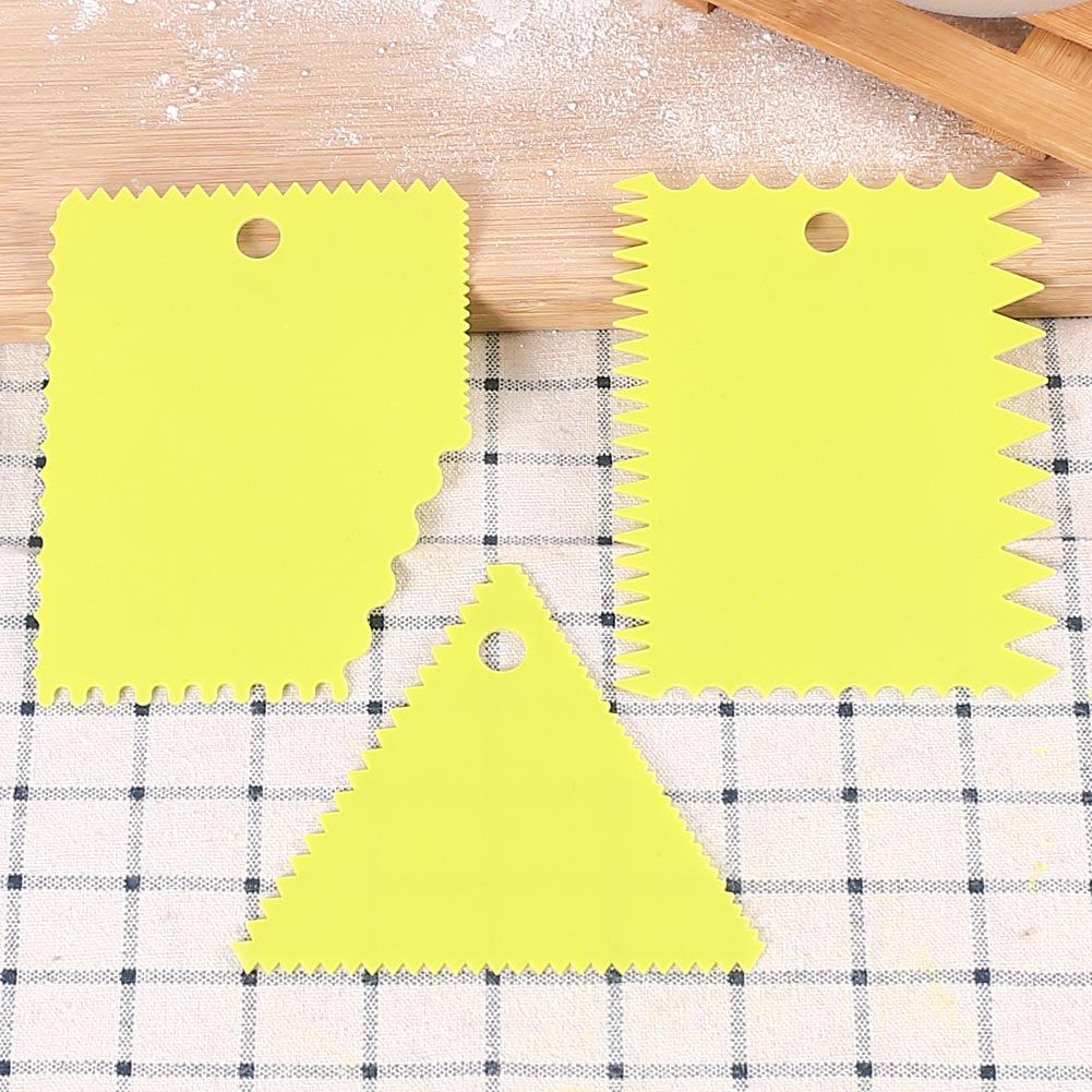 Multifunctional Cake Scraper Set: 6-Piece and 3-Piece Triangular & Cream Scrapers
