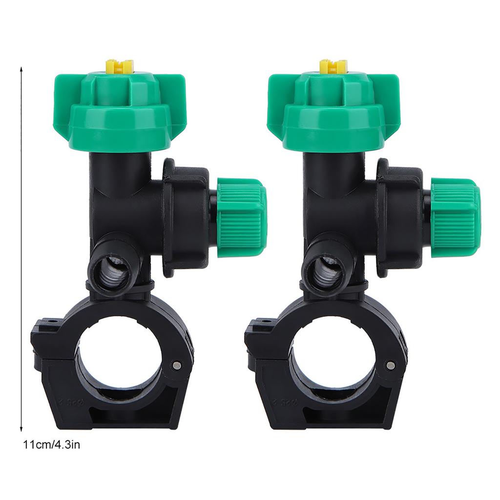 2Pcs External Thread Agricultural Sprayer Fan Shaped Spraying Nozzle for Agriculture
