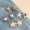 Four-leaf Clover/Five-pointed Star Waist Buckle Adjustable Waist Button Jean Pant Button With Cinched Waist Fashion Accessories
