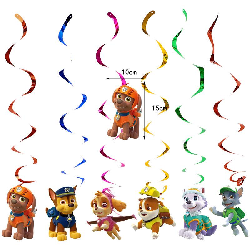 PAW Patrol Birthday Party Decoration New Version Balloon Set Disposable Tableware Kid Event Supplies Banner Backdrop Gift