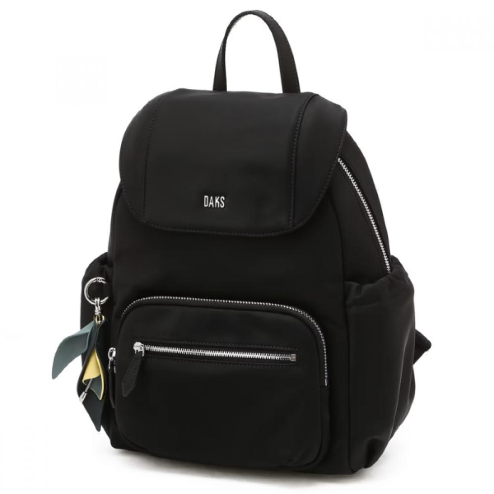 

Daks Nylon Backpack With Black Logo Decoration Dcba6e526bk Single option