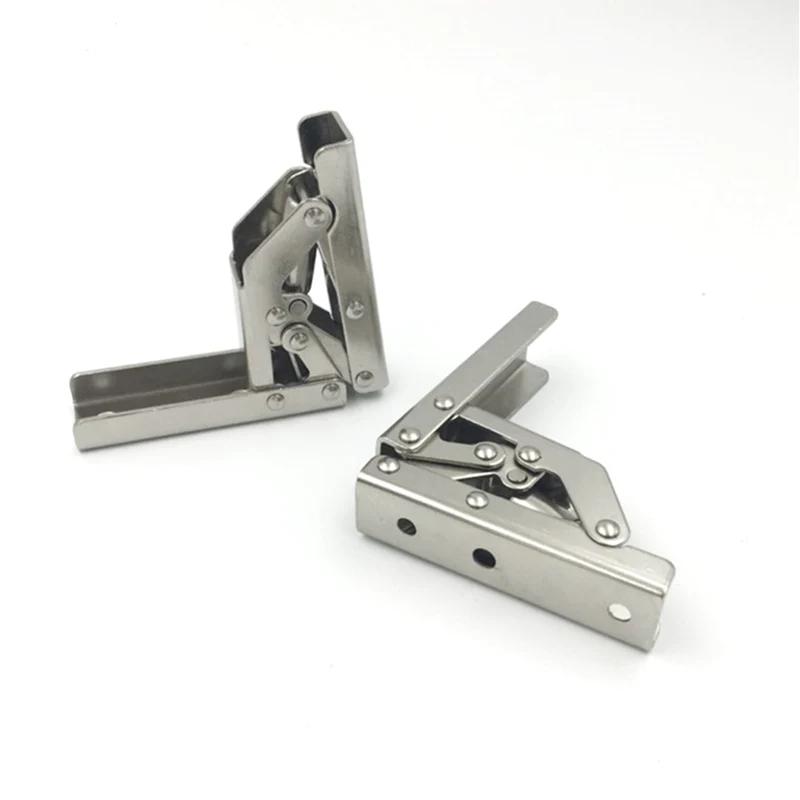 

2/8pcs Shelf Bracket 90 Degree Folding Hinge Support Combination Hidden Combination Hidden Bracket Table Holder Furniture Parts