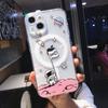 Cartoon Cute Astronaut Wireless Charging Phone Case For Iphone 14 13 12 11 Pro Max 14 Plus 14pro Clear Soft Silicone Back Cover