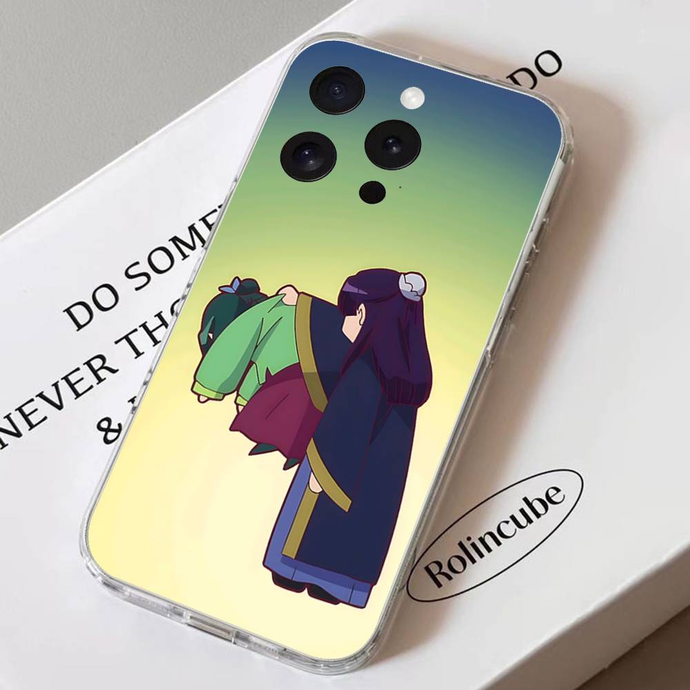 Jinshi And Maomao The A-Apothecary D-Diaries Phone Case Soft Transparent Case For IPhone 17 16 15 14 13 12 11 Pro Max Mini Plus