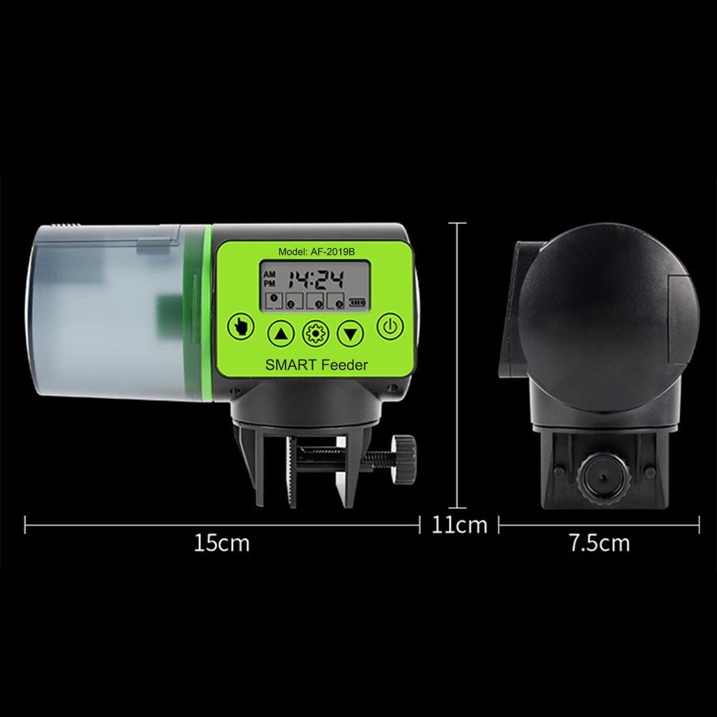Fish Tank Automatic Feeder Intelligent Timing Automatic Smart   Feeder Large Capacity Aquarium Fish