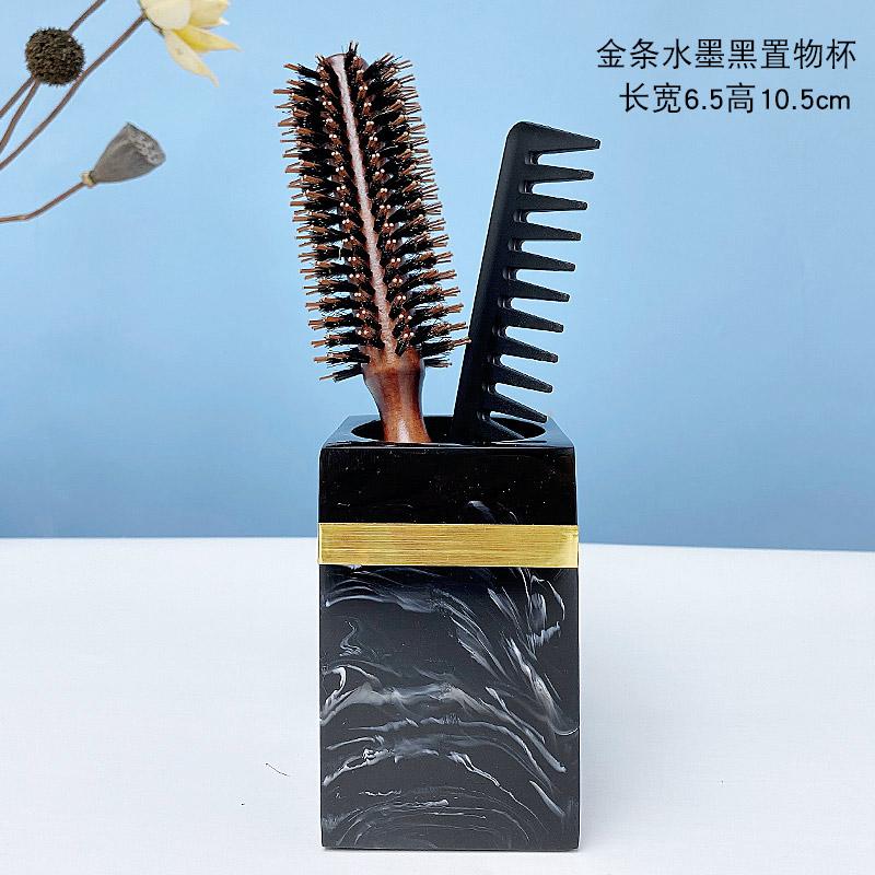 Σετ Μπάνιου Ρητίνης Είδη Τουαλέτας Επιτραπέζιο Σετ Πλυσίματος Σαπουνοθήκη Κύπελλο Στοματικού Διαλύματος Θήκη Οδοντόβουρτσας Μπουκάλι Λοσιόν Κύπελλο Αποθήκευσης Δίσκος Αποθήκευσης