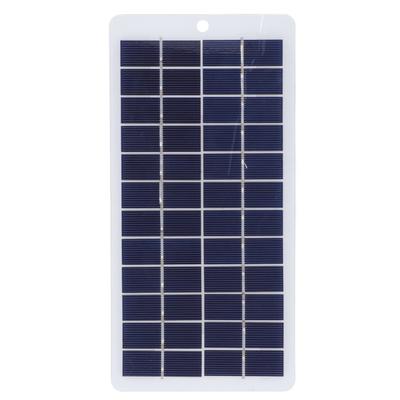 Polykristallines Silizium Solarpanel 5W 12V Hohe Lichtdurchlässigkeit Tragbares Solarladegerät für Straßenbeleuchtung
