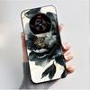 Printed Phone Case For ZTE Nubia Focus 2 Ultra 5G Funda Capa Soft Silicone Black Shell Cover Cute Flower Cartoon Casing Coque