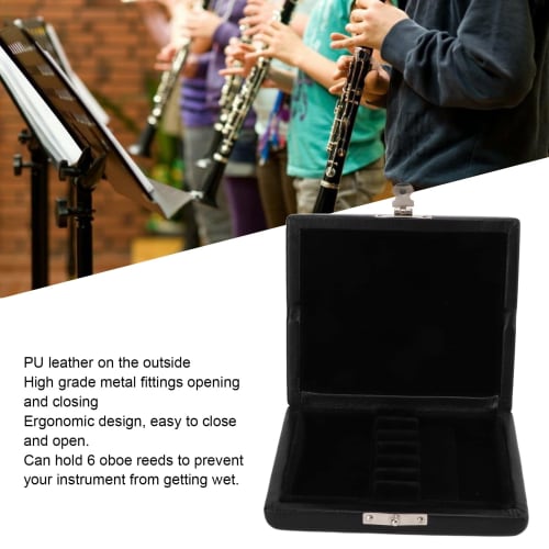 Durable, Ergonomic, Lightweight Reed Protective Case for Oboe Instruments