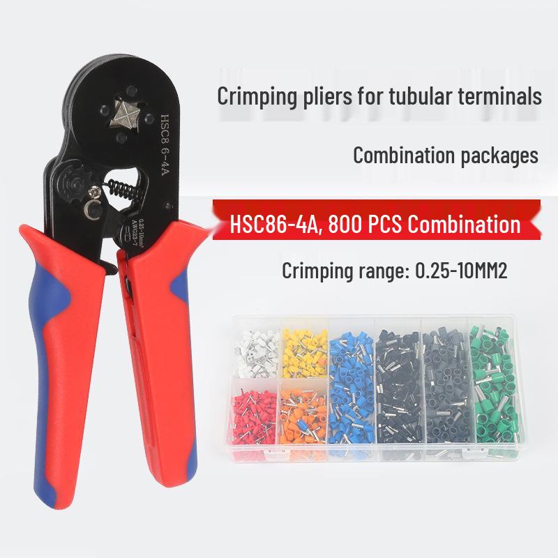 Multifunctional Crimping & Wire Stripping Tool Set for Ferrule and Pin Terminals