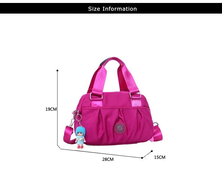 High Quality Multifunctional Shoulder Bag Crossbody Bag for Women Messenger Bags Waterproof Nylon Ladies Travel Shopping Bag