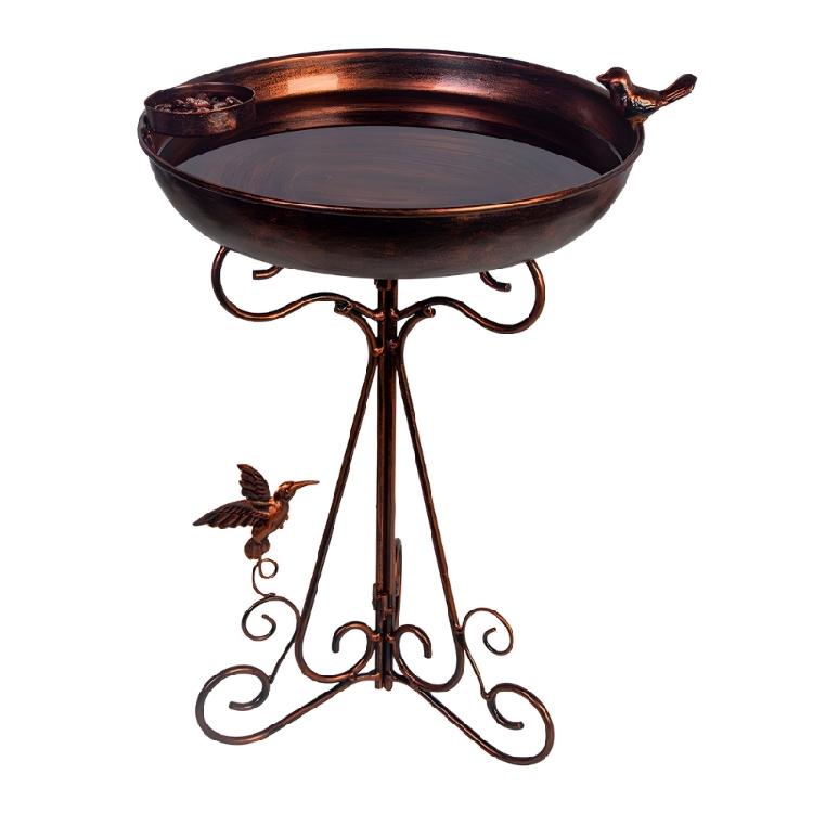 

Simple Iron Bird Water Provider Featuring Basic Design Perfect For Nature Admirers 1