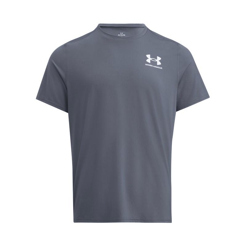 Under Armour HeatGear Short Sleeved T Shirts Men s Castle Rock Gray 6000939-025 3XL