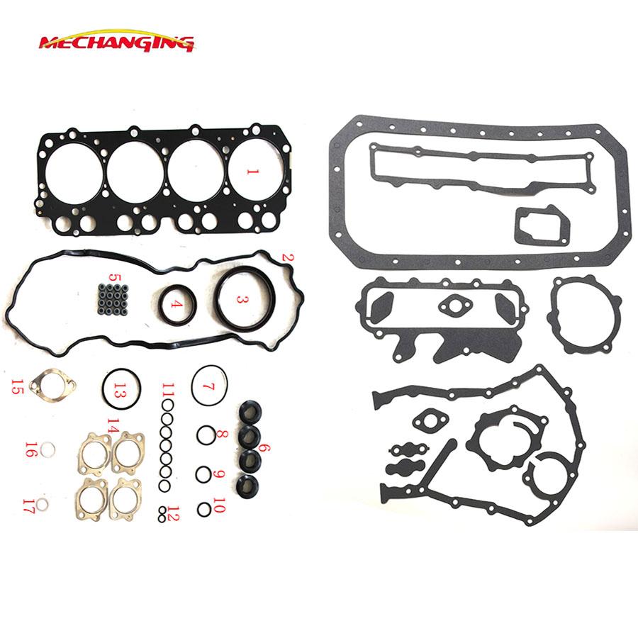 N04C N04C-UL N04C-UQ N04C-UP For TOYOTA DYNA Platform/Chassis Metal Full Set Diesel Engine Rebuild kit Engine Gasket Mechanging