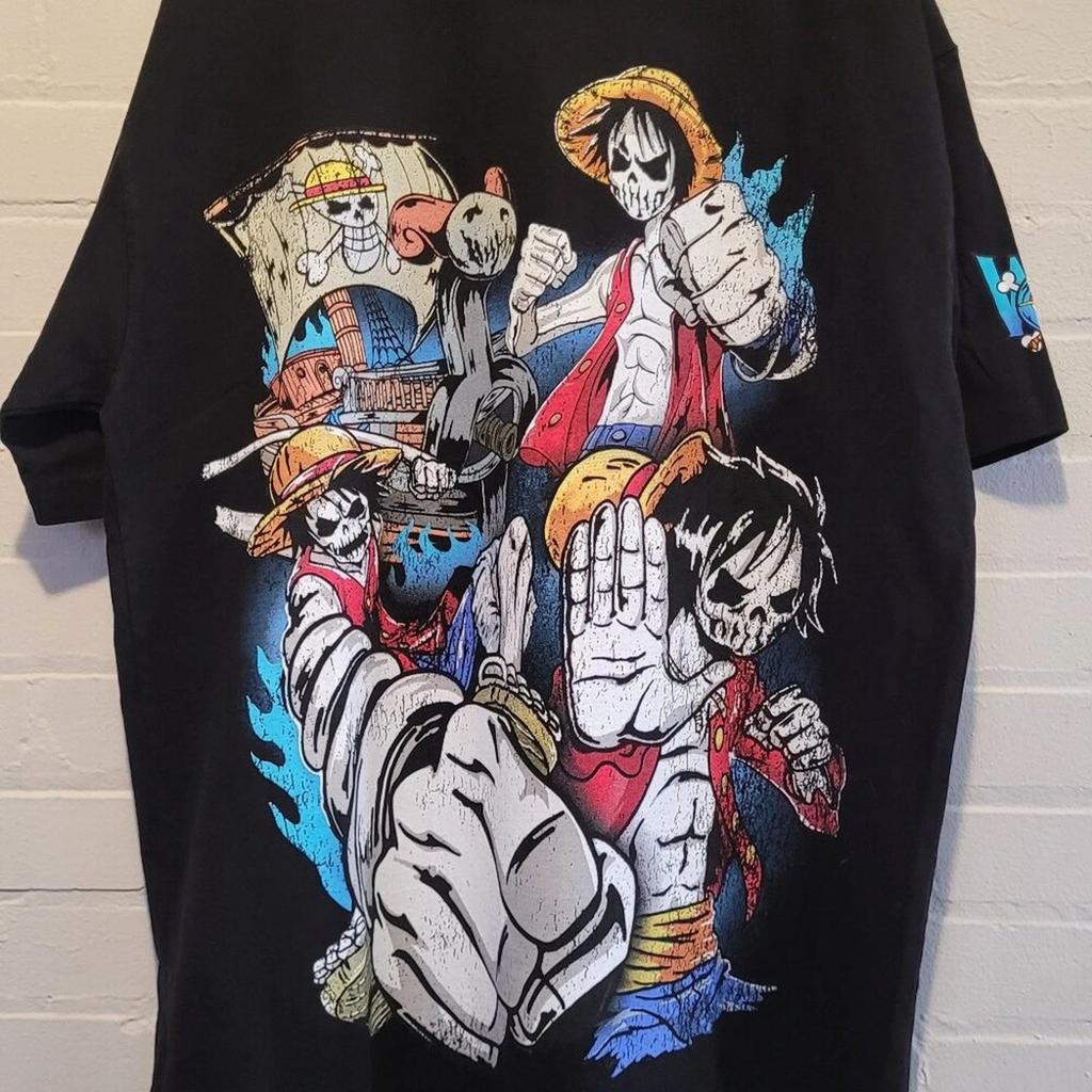Warren Lotas One Piece Luffy Skeleton Rebranded Tee - Size Large