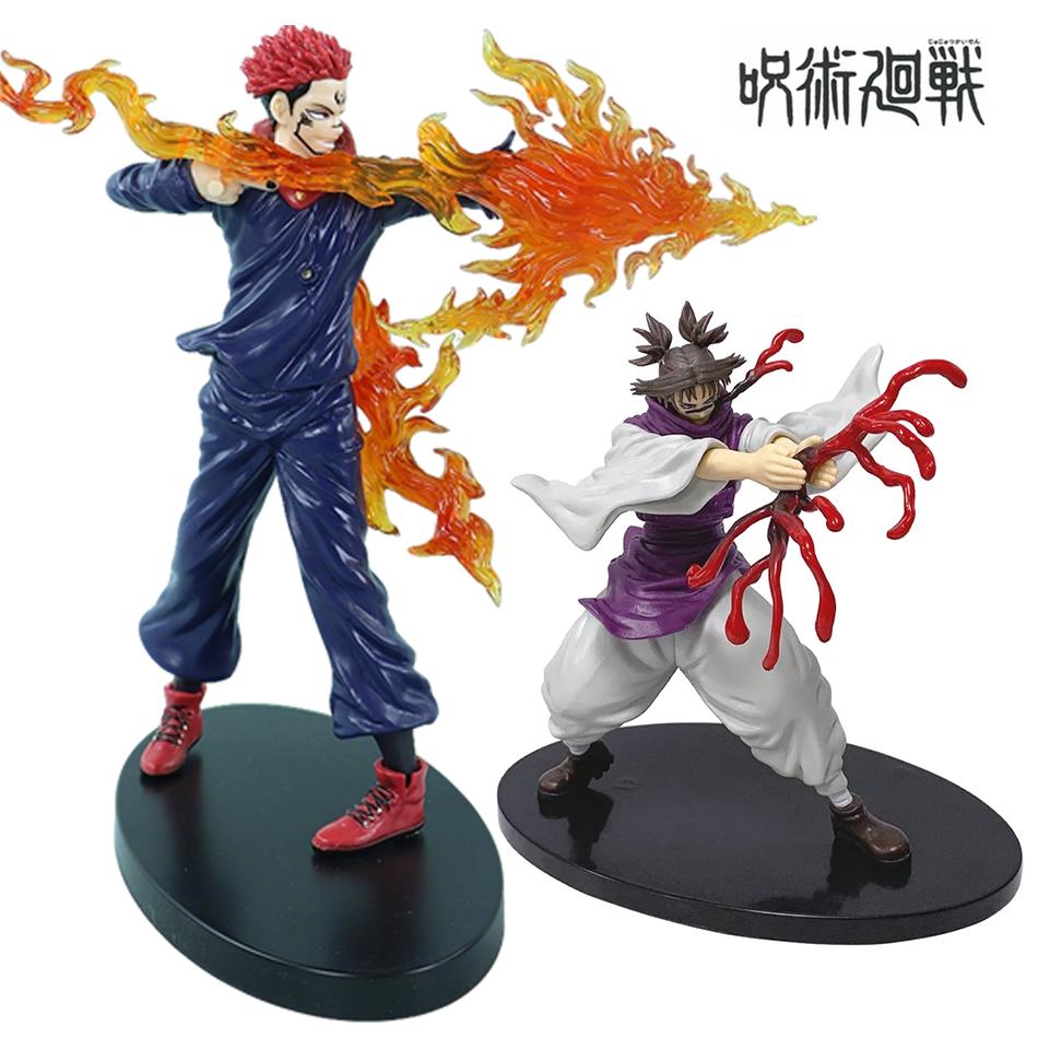Anime Jujutsu Kaisen Figurine Yuji Itadori Choso Cool Combat Style Action Figurine Model Pvc Plaything Collection Desktop Accessories Gift