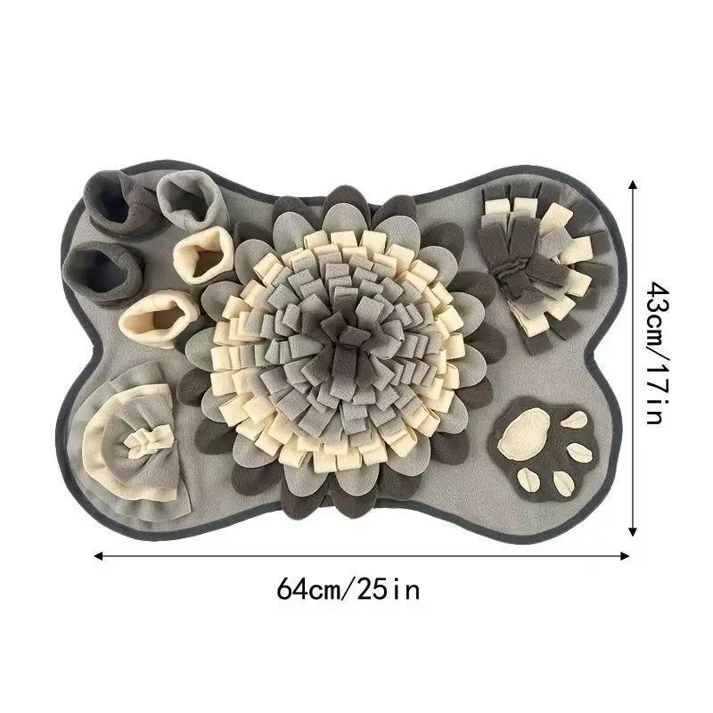 Pet Dog Snuffle Mat Interactive Sniffing Training Pad Slow Feeder Food Dispenser Stress Relief Toy