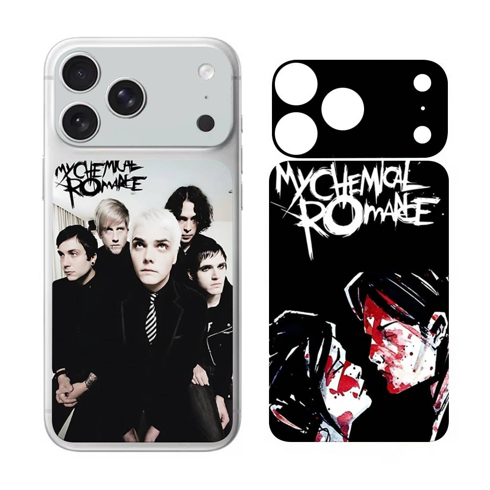 My Chemical Romance Rock Band Modern Style Back Decal Sticker Protective Wrap Skin For IPhone 17 Pro 17 Pro Max