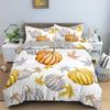 Pumpkin Bedding Set Halloween Decor Duvet Cover Set Bed Set Duvet Cover with 1/2 Pillowcase Comforter Bedding Sets Twin Queen