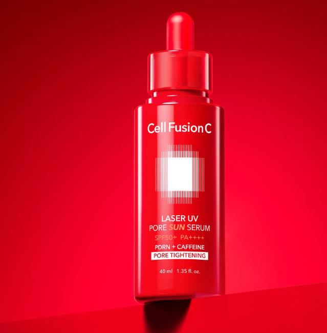 Cell Fusion C Laser UV Pore Sun Serum SPF50+ PA++++ – Lightweight Pore Care Sunscreen