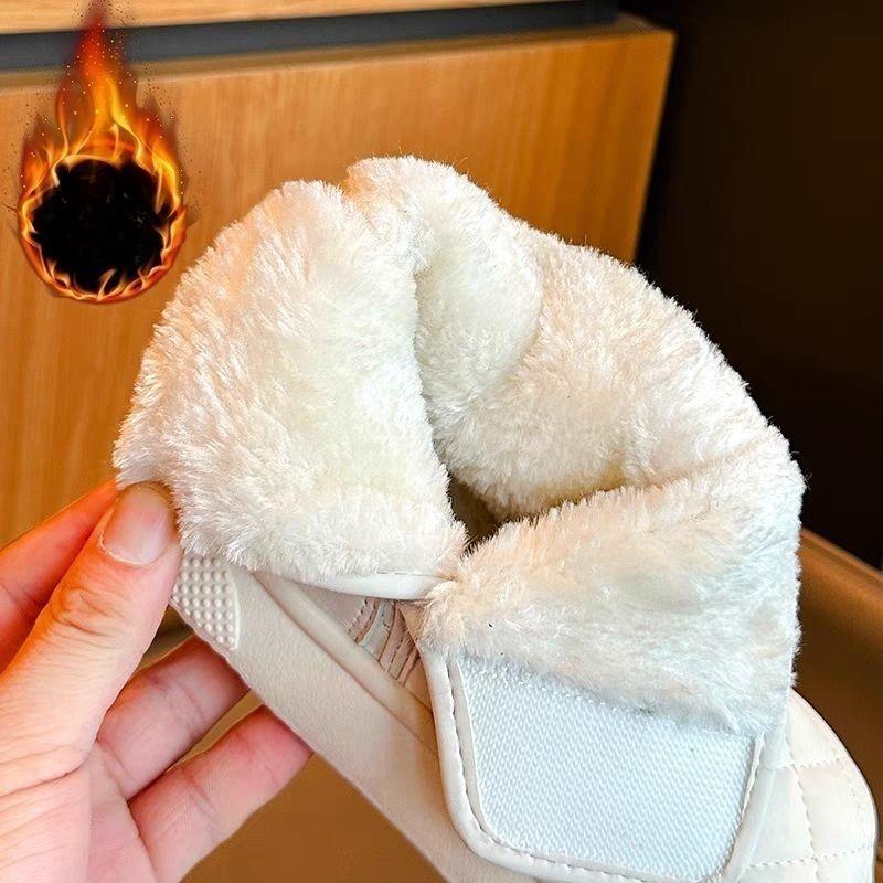 Boys' Snow Boots, Winter Children's Cotton Shoes, Girls' Waterproof Cotton Boots