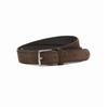 Poteoli Italian Suede Belt_Brown