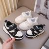 Children's Board Shoes Soft Sole Light Non-slip Small Middle-aged Children's Leather Surface Versatile Sports and Leisure Shoes Cross-border Supply