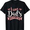Ik Ben Papa's Favoriete Grappige Familie T-shirt Voor Dochter Of Zoon
