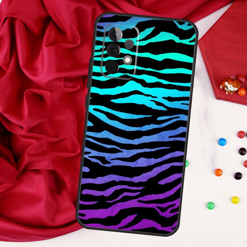 Zebra Skin Print For Samsung Galaxy A56 A36 A26 A16 A05 A06 A22 A32 A52 A54 A34 A14 A55 A15 A53 A33 A35 Case