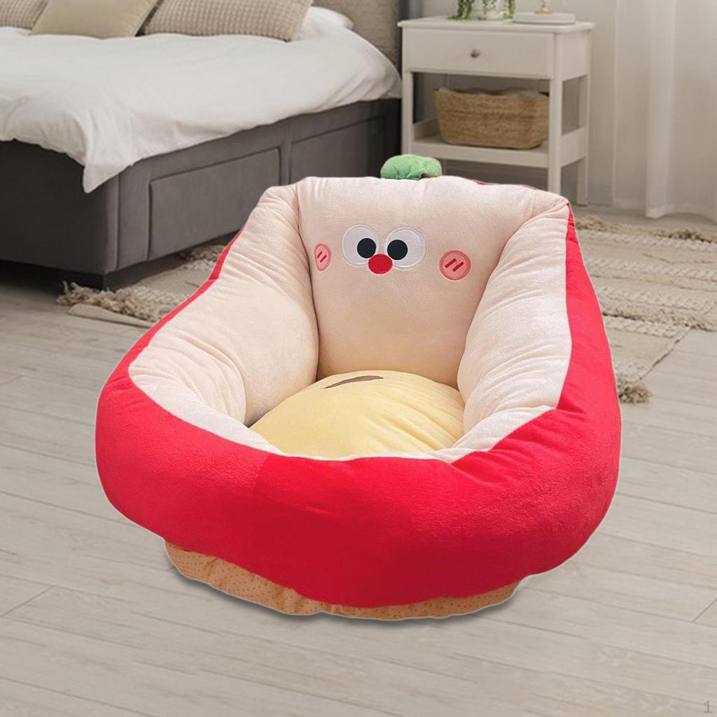 Pernă Scaun Confortabilă Moale Desene Animate Podea pentru Sală de Joacă Interioară Cameră Copii Camere Pepinieră Fete