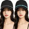 3pcs/Set Detachable Cap Charms Zinc Zinc Alloy Stainless Steel Rolo Chain Hip Hop DIY Hat Chain  Themed Events