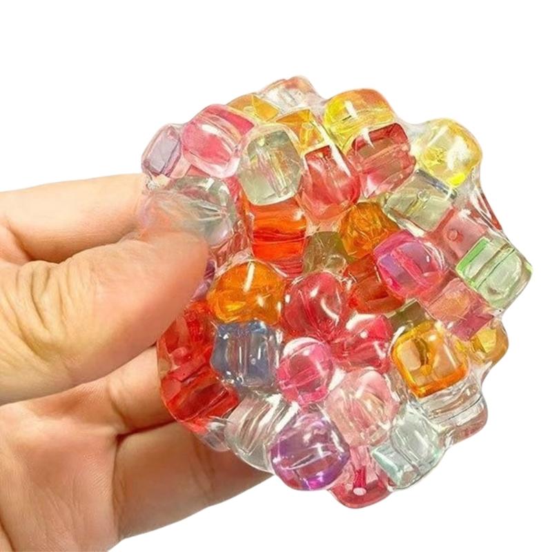 Colorful Squeezable Sensory Balls Squeeze Ball Funny Squeeze Jellyball Funny Sensory Toy For Kid Adult Stocking Fillers