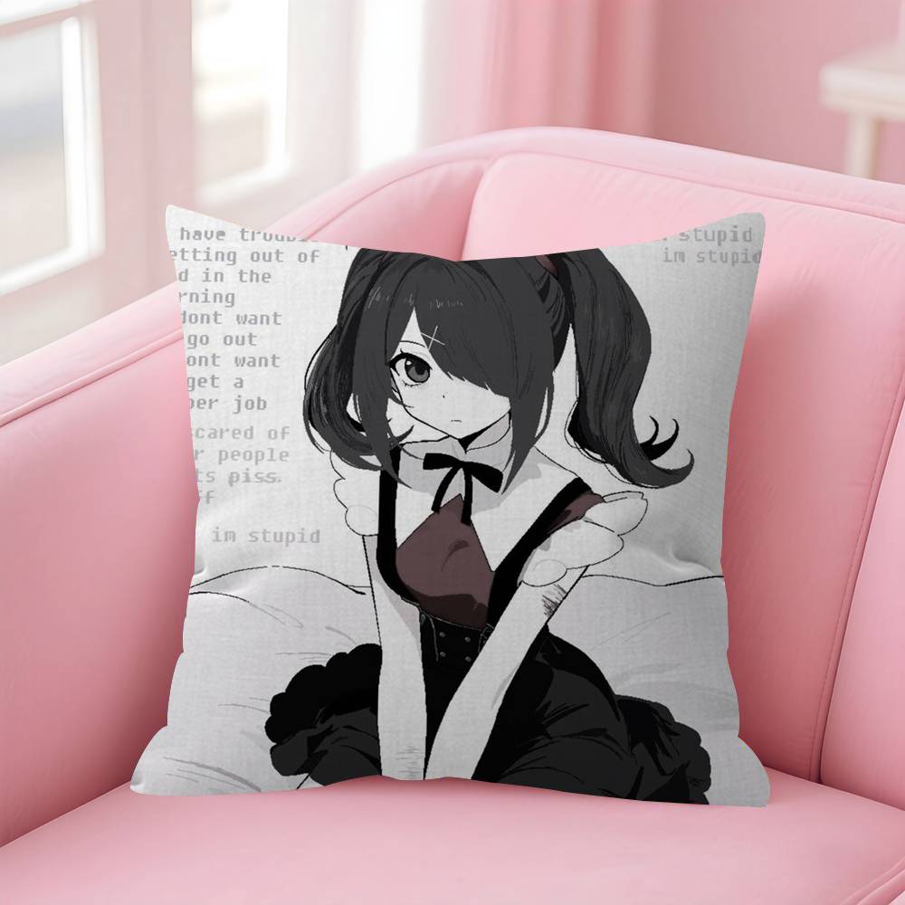 Needy Girl Overdose Game Pillow Gift Home Office Decoration Pillow Bedroom Sofa Car Cushion Coverpillow Case