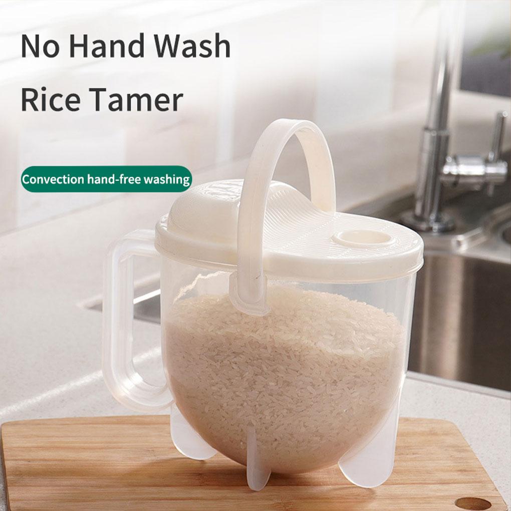 Mașină de spălat orez cu mâner Sită din plastic Mașină de spălat soia Sită multifuncțională convenabilă pentru accesorii de bucătărie