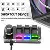 One Hand Wired RGB Keyboard Mini Mechanical Keyboard USB Custom Keyboard Macro Programmable