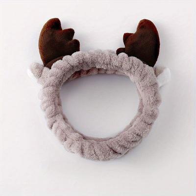 Bandas para el cabello para lavar la cara, diadema suave de felpa, orejas de animal, banda para el sudor para mujeres y niñas, maquillaje, anillo para el cabello, accesorios para el cabello de moda