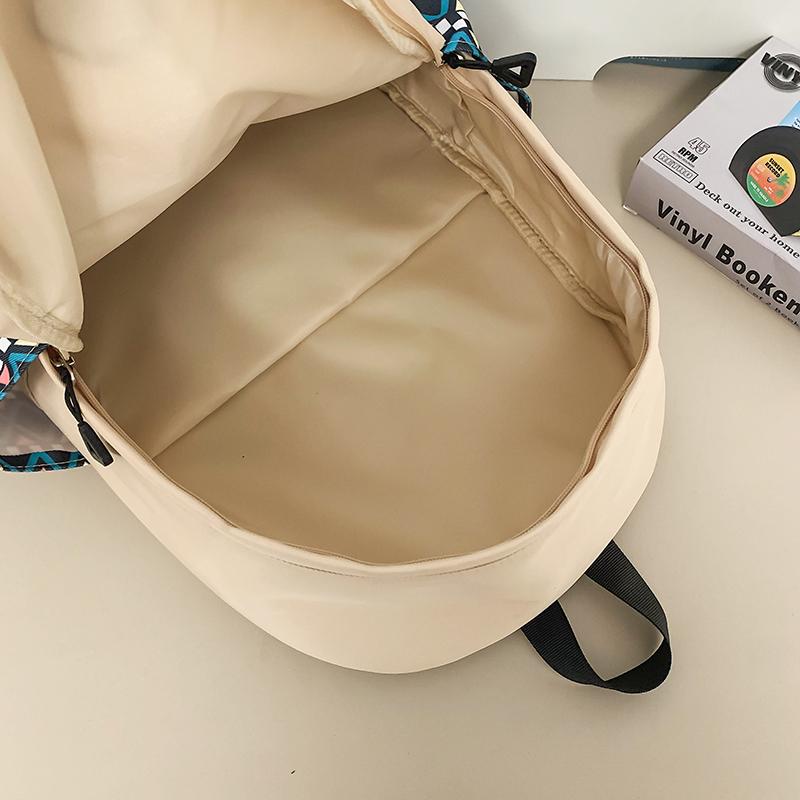 Men Waterproof Backpack Women Printed Travel Backpack Large Capacity Student School Bag