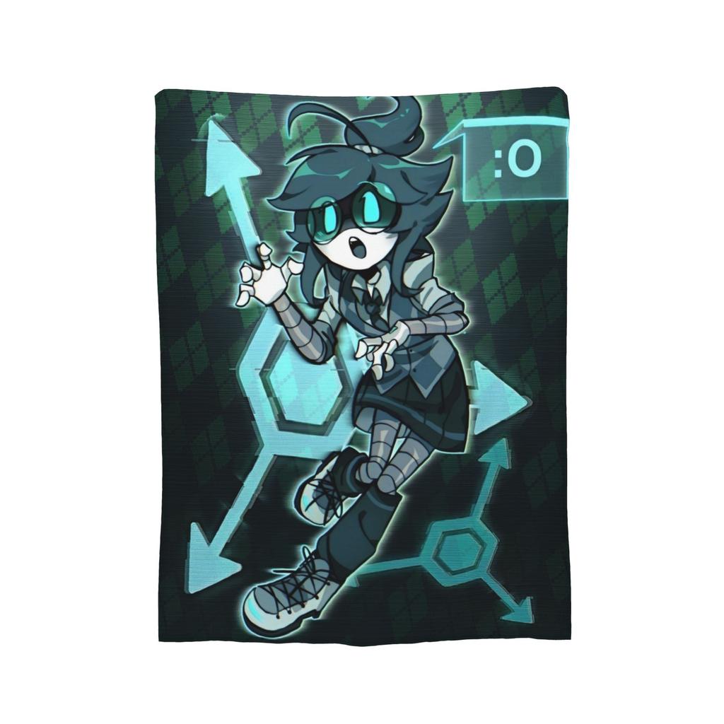Murder Drones N and Uzi Flannel Throw Blanket  Blanket for Bedding Car Lightweight Plush Thin Quilt,
