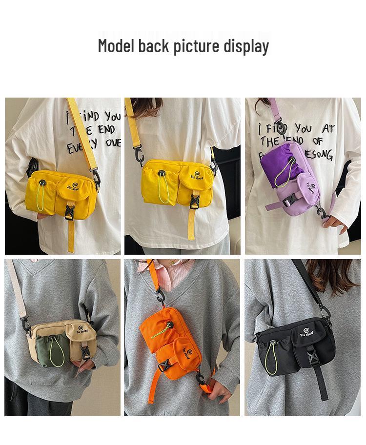 2025 Trendy Men's & Women's Multi-Pocket Oxford Cloth Crossbody Bag - Versatile, Lightweight, and Sporty Messenger Style