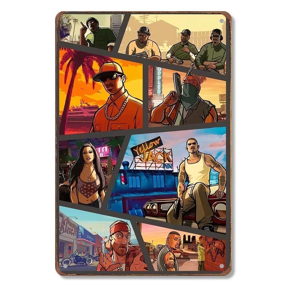 Tin Sign Retro Metal Poster Wall Art 20x30cm Home Decor