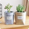 Fabric Flowerpot Desktop Storage Basket Sundries Storage Box Small Cute Table Storage Basket  Storage Bags Organizer